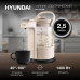 Чайник электрический Hyundai HYK-G7700 2.5л. 1400Вт кремовый/черный корпус: стекло Чайник электрический Hyundai HYK-G7700 2.5л. 1400Вт кремовый/черный корпус: стекло