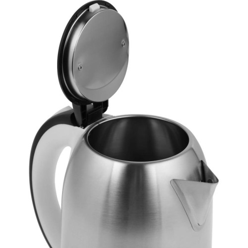 Чайник электрический Supra KES-1824 1.8л. 1500Вт серебристый/черный корпус: металл/пластик