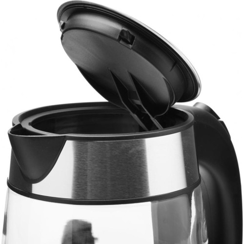 Чайник электрический Kitfort KT-6118 1.7л. 2200Вт прозрачный/серебристый корпус: стекло (КТ-6118)