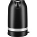 Электрочайник KitchenAid, термо-контроль, 1.7 л., матовый черный