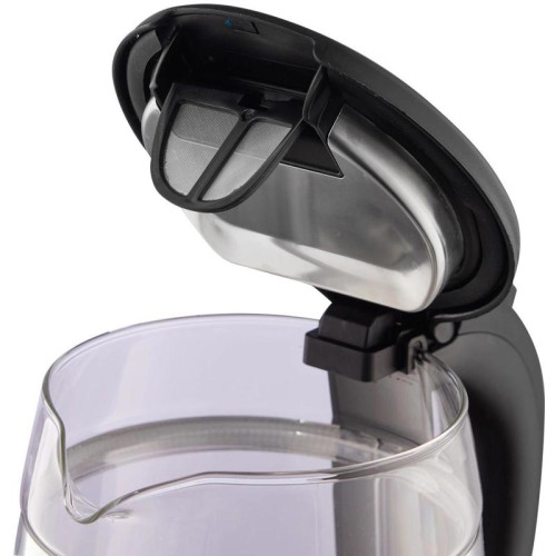 Чайник электрический Gorenje K17GDW 1.7л. 2200Вт черный корпус: металл/пластик
