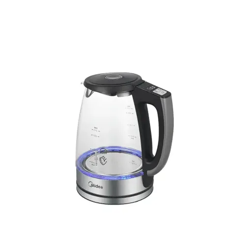 Чайник Midea/ Чайник Midea, мощность 2200 Вт, объем 1.7 л, цифровой дисплей, регулировка температуры нагрева, 6 режимов нагрева, поддержание температуры, подсветка