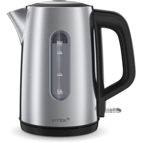 Чайник электрический Vitek VT-WK1054 1.7л. 2200Вт черный корпус: металл Чайник электрический Vitek VT-WK1054 1.7л. 2200Вт черный корпус: металл