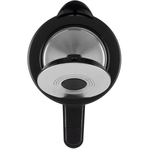 Чайник электрический Hyundai HYK-G3509 1.7л. 2200Вт черный/прозрачный корпус: стекло/пластик