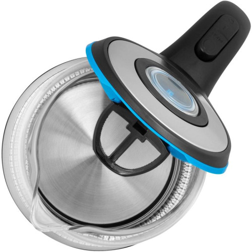 Чайник электрический Vitek VT-7028 1.7л. 2200Вт прозрачный корпус: стекло