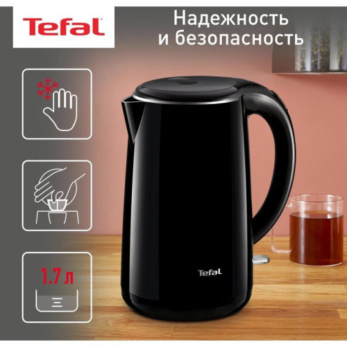 Чайник электрический Tefal KO260830 1.7л. 1800Вт черный корпус: пластик (7211002465) Чайник электрический Tefal KO260830 1.7л. 1800Вт черный корпус: пластик (7211002465)
