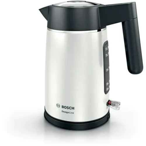 Электрический чайник Bosch TWK5P471 Электрический чайник Bosch, объем 1.7 л, закрытая спираль, индикация включения, индикация уровня воды, встроенный фильтр, автоматическое отключение при закипании, защита от перегрева, мощность 2400 Вт, цвет белый Электрический чайник Bosch TWK5P471 Электрический чайник Bosch, объем 1.7 л, закрытая спираль, индикация включения, индикация уровня воды, встроенный фильтр, автоматическое отключение при закипании, защита от перегрева, мощность 2400 Вт, цвет белый