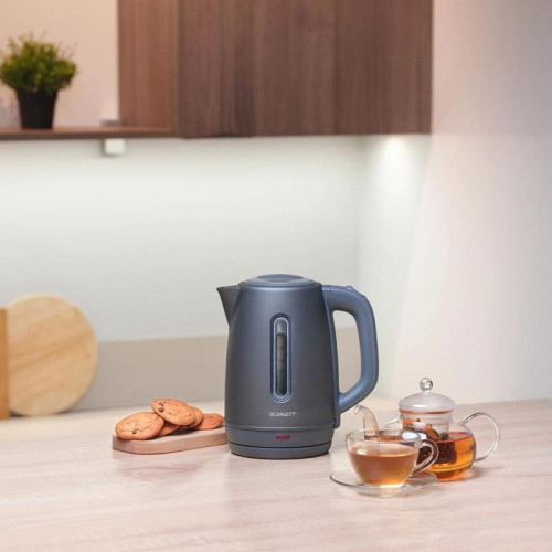 Чайник электрический Scarlett SC-EK21S42 1.8л. 1800Вт графит корпус: пластик
