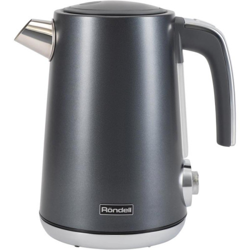 Чайник электрический Rondell 1002-RE-01 1.7л. 2200Вт черный корпус: металл (RDE-1002)