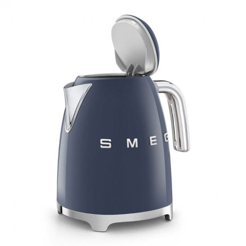 Чайник SMEG, Стиль 50-х г., чайник электрический, 1.7 л , 2400 Вт, корпус из нержавеющей стали, цвет темно-синий