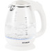 Чайник электрический Hyundai HYK-G3805 1.7л. 2200Вт белый/прозрачный корпус: стекло Чайник электрический Hyundai HYK-G3805 1.7л. 2200Вт белый/прозрачный корпус: стекло