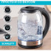 Чайник электрический Scarlett SC-EK27G10 1.7л. 1800Вт прозрачный/черный корпус: стекло/пластик Чайник электрический Scarlett SC-EK27G10 1.7л. 1800Вт прозрачный/черный корпус: стекло/пластик