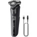 Бритва роторная/ Бритва роторная Philips S5898/35 реж.эл.:3 питан.:элек.сеть/аккум. черный/серый