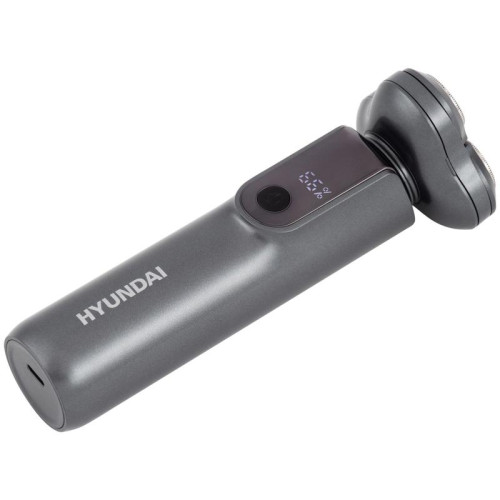 Бритва роторная/ Бритва роторная Hyundai H-SH8080 реж.эл.:3 питан.:аккум. серебристый