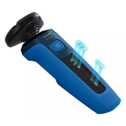 Бритва роторная/ Бритва роторная Philips S5466/17 реж.эл.:3 питан.:аккум. синий/черный