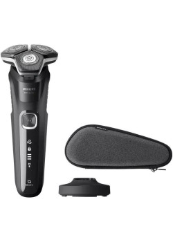 Бритва роторная/ Бритва роторная Philips S5898/35 реж.эл.:3 питан.:элек.сеть/аккум. черный/серый