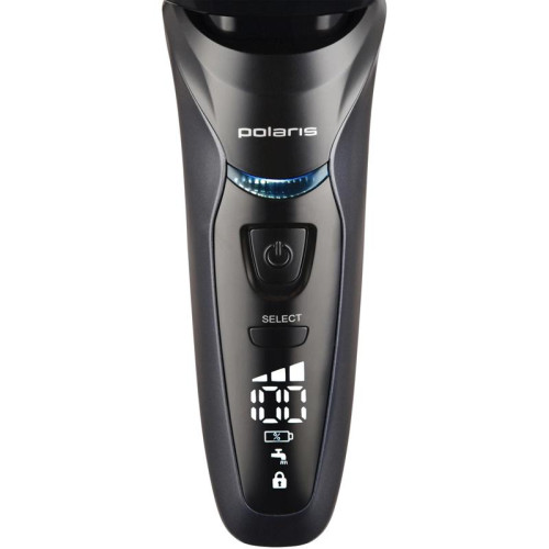 Бритва сетчатая/ Бритва сетчатая Polaris 7D PROF 4+ PMF 1016RC wet&dry реж.эл.:4 питан.:элек.сеть/аккум. черный