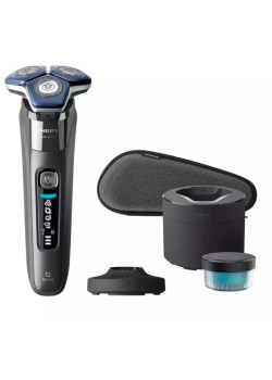 Бритва роторная/ Бритва роторная Philips Series 7000 S7887/55 реж.эл.:3 питан.:аккум. черный/синий
