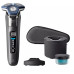 Бритва роторная/ Бритва роторная Philips Series 7000 S7887/55 реж.эл.:3 питан.:аккум. черный/синий Бритва роторная/ Бритва роторная Philips Series 7000 S7887/55 реж.эл.:3 питан.:аккум. черный/синий