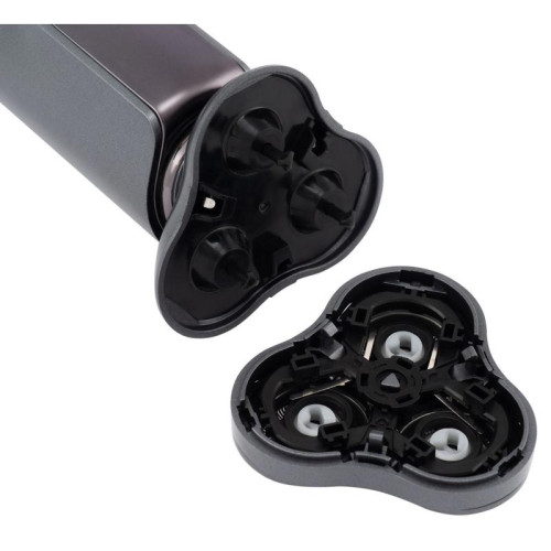 Бритва роторная/ Бритва роторная Hyundai H-SH8080 реж.эл.:3 питан.:аккум. серебристый