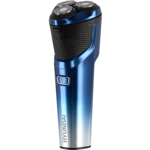 Бритва роторная/ Бритва роторная Hyundai H-SH8089 реж.эл.:3 питан.:аккум. голубой/черный
