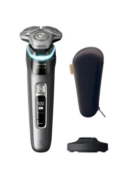 Бритва роторная/ Бритва роторная Philips i9000 Prestige XP9202/10 реж.эл.:3 питан.:аккум. серебристый/черный