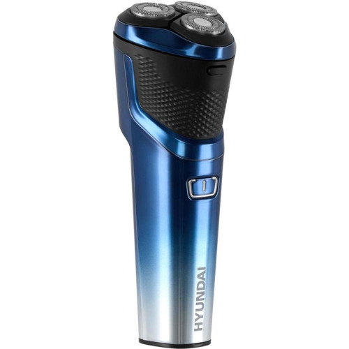 Бритва роторная/ Бритва роторная Hyundai H-SH8089 реж.эл.:3 питан.:аккум. голубой/черный