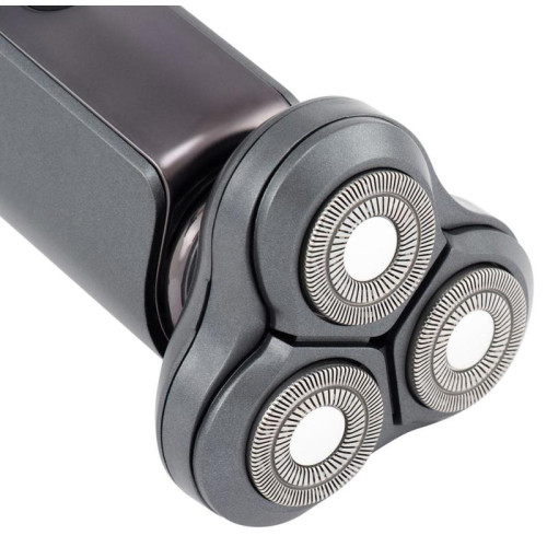 Бритва роторная/ Бритва роторная Hyundai H-SH8080 реж.эл.:3 питан.:аккум. серебристый