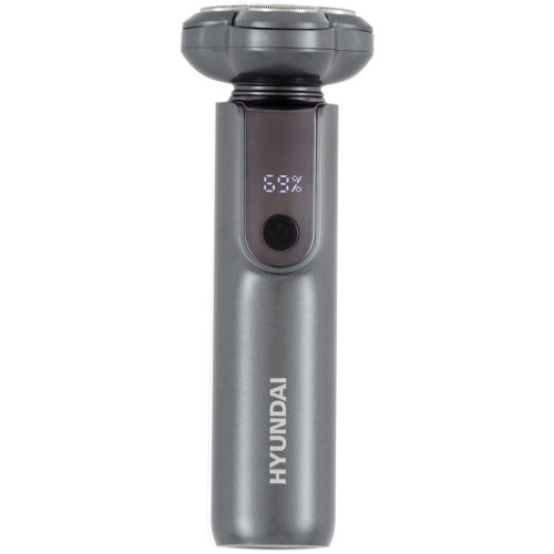 Бритва роторная/ Бритва роторная Hyundai H-SH8080 реж.эл.:3 питан.:аккум. серебристый