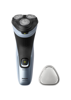 Бритва роторная/ Бритва роторная Philips 3000X Series X3063/00 реж.эл.:3 питан.:аккум. черный/голубой