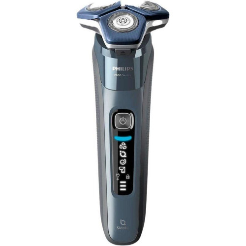 Бритва роторная/ Бритва роторная Philips S7882/55 реж.эл.:3 питан.:аккум. синий/серебристый Бритва роторная/ Бритва роторная Philips S7882/55 реж.эл.:3 питан.:аккум. синий/серебристый