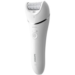Эпилятор/ Эпилятор Philips BRE700/01 скор.:2 насад.:2 от аккум. белый