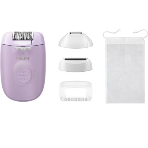 Эпилятор/ Эпилятор Philips BRE257/00 скор.:2 насад.:3 от электр.сети фиолетовый