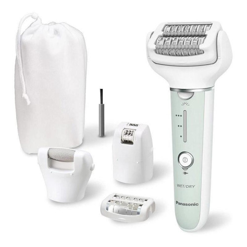 Эпилятор/ Эпилятор Panasonic ES-EY70-G520 скор.:3 насад.:4 от аккум. белый/зеленый