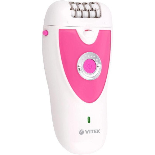 Эпилятор/ Эпилятор Vitek VT-2244 скор.:2 насад.:2 от электр.сети от аккум. белый/розовый Эпилятор/ Эпилятор Vitek VT-2244 скор.:2 насад.:2 от электр.сети от аккум. белый/розовый