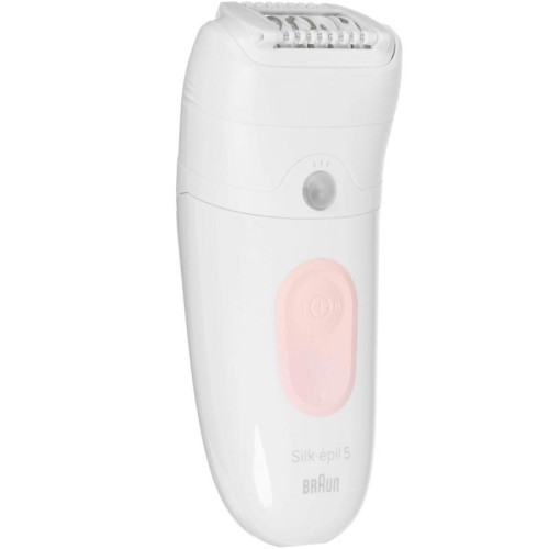 Эпилятор/ Эпилятор Braun SE5-050 скор.:2 насад.:4 от электр.сети от аккум. белый/розовый
