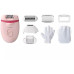 Эпилятор/ Эпилятор Philips BRE285/00 скор.:2 насад.:5 от электр.сети розовый/розовый