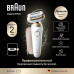 Эпилятор/ Эпилятор Braun SES9-011 скор.:2 насад.:3 от электр.сети от аккум. белый/золотистый Эпилятор/ Эпилятор Braun SES9-011 скор.:2 насад.:3 от электр.сети от аккум. белый/золотистый