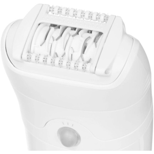 Эпилятор/ Эпилятор Braun SE5-050 скор.:2 насад.:4 от электр.сети от аккум. белый/розовый