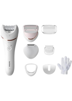 Эпилятор/ Эпилятор Philips BRE720/01 скор.:2 насад.:6 от аккум. белый