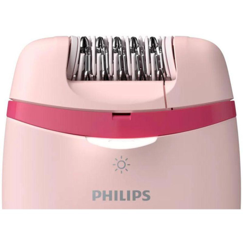 Эпилятор/ Эпилятор Philips BRE285/00 скор.:2 насад.:5 от электр.сети розовый/розовый