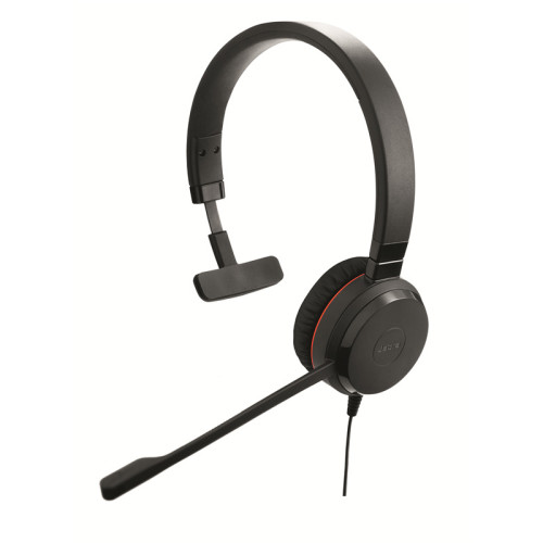 Наушники с микрофоном Jabra EVOLVE 30 II MS Mono черный/красный 2м накладные USB оголовье (5393-823-309)