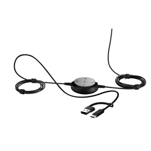 Гарнитура проводная/ Jabra Evolve 20 SE, Stereo MS, USB C/A adapter, Leather Гарнитура проводная/ Jabra Evolve 20 SE, Stereo MS, USB C/A adapter, Leather