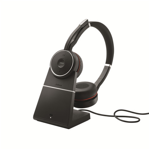 Гарнитура беспроводная/ Jabra Evolve 75 Stereo UC, Charging stand & Link 370 Гарнитура беспроводная/ Jabra Evolve 75 Stereo UC, Charging stand & Link 370