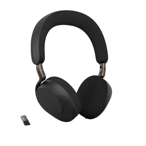 Гарнитура беспроводная/ Jabra Evolve3 75 MS Link390a Black
