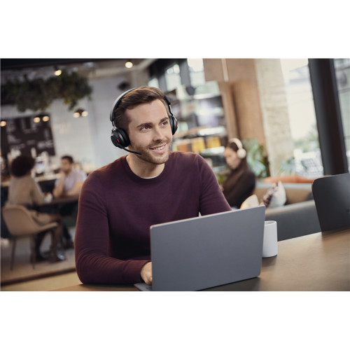 Наушники с микрофоном Jabra Evolve2 65, Link380a MS Stereo Stand Black черный накладные BT оголовье (26599-999-989) Наушники с микрофоном Jabra Evolve2 65, Link380a MS Stereo Stand Black черный накладные BT оголовье (26599-999-989)
