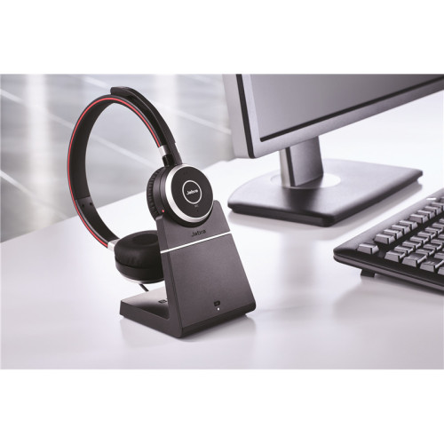 Гарнитура беспроводная/ Jabra Evolve 75 Stereo UC, Charging stand & Link 370 Гарнитура беспроводная/ Jabra Evolve 75 Stereo UC, Charging stand & Link 370