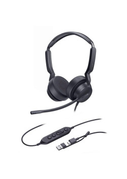 Гарнитура проводная/ Yealink UH42 SE Dual UC USB-C/A [1308219]