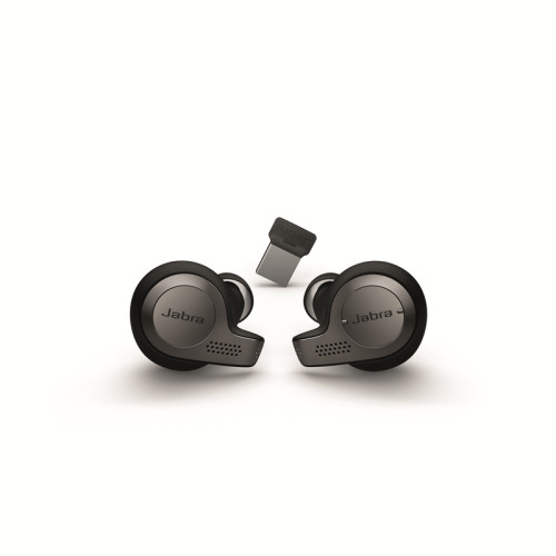 Гарнитура беспроводная/ Jabra Evolve 65t, Titanium Black, MS