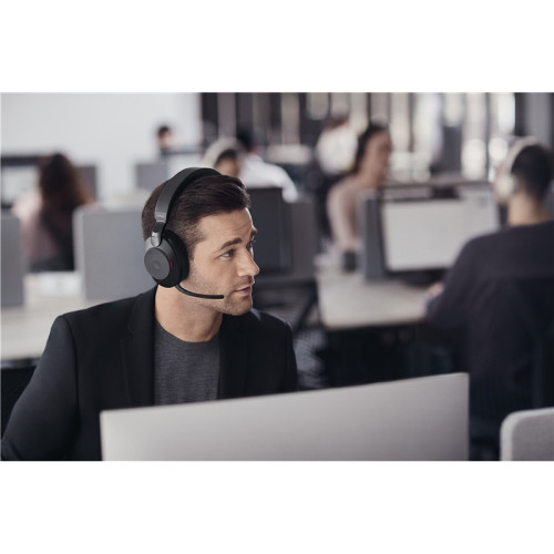 Гарнитура беспроводная/ Jabra Evolve2 85, Link380c UC Stereo Stand Black Гарнитура беспроводная/ Jabra Evolve2 85, Link380c UC Stereo Stand Black